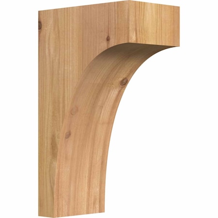 Ekena Millwork Huntington Smooth Corbel, Western Red Cedar, 3 1/2"W x 6"D x 10"H COR04X06X10HUN00SWR